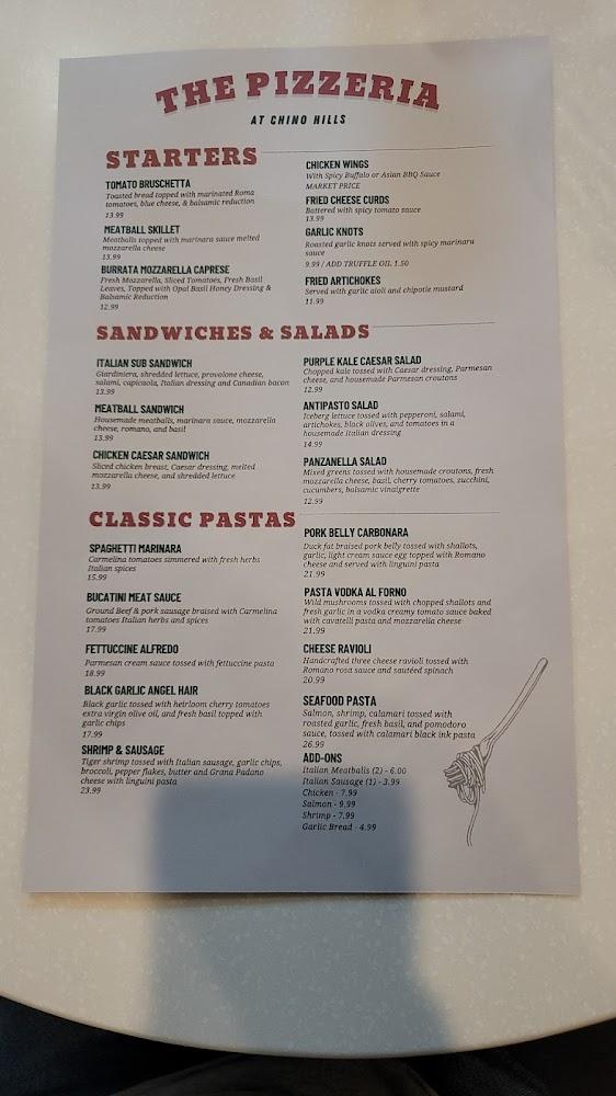 The Pizzeria | Chino Hills Menu image 1